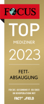 Focus Siegel Top Mediziner 2022 Fettabsaugung 